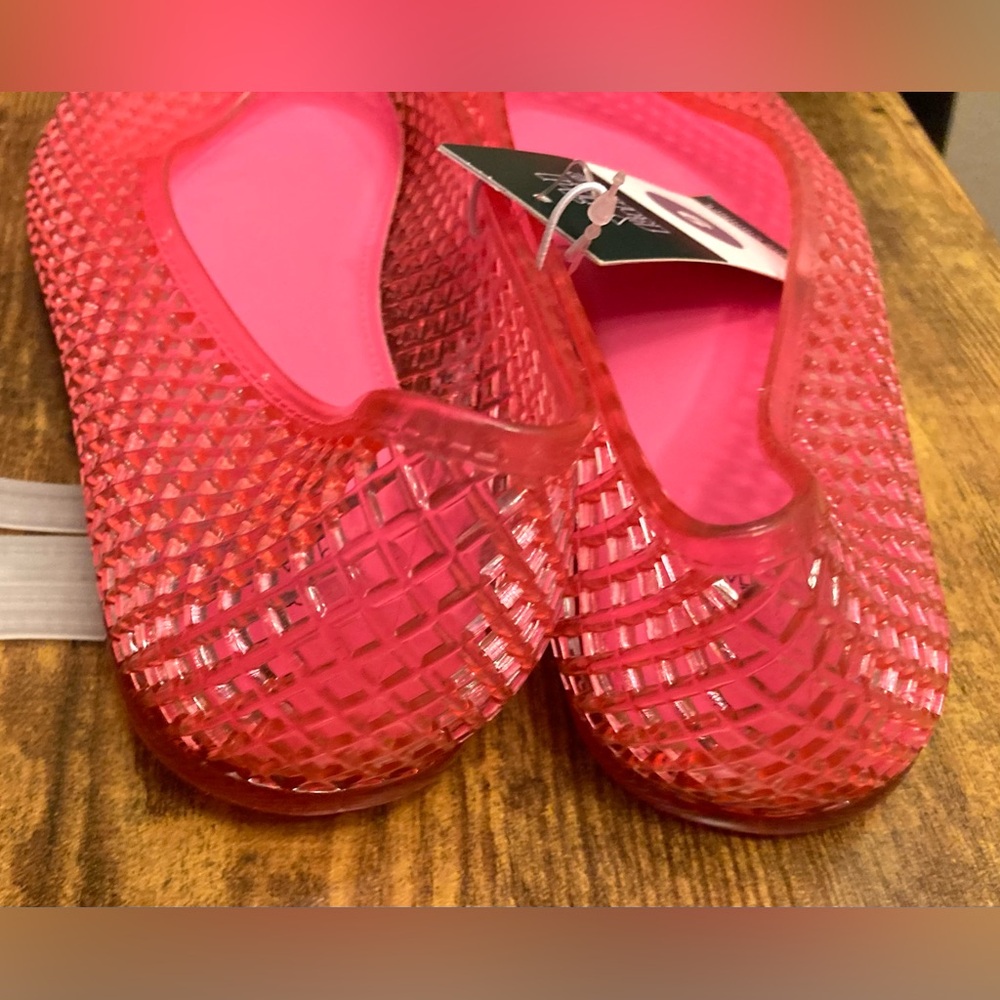 Women's Isabella Jelly Flats - Wild Fable Light Pink Size 9 new - Picture 4 of 5